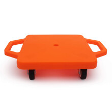 Kids Sitting Scooter Board with Handles Swivel Casters Square Plastic Floor Surfer for Gym Class Children Physical Education Home Use…
