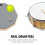 Donner Drum Practice Pad 8 inch/20.32cm with 5A Drumsticks, Single Sided Snare Drum Pad for Drummers, Stand Mountable, Gray 3