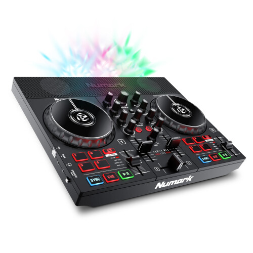 Numark Numark Party Mix Live DJ Controller with Built-in Lights and Speakers