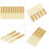 Sovvid Bb Clarinet Reeds - 10 Pack, Strength 1.5 with Plastic Box, Thinner Tip & Unfiled Cut for Easy Play 5