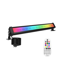CLV RGB LED Light Bar 42W Wall Washer Stage Light with RF Remote Control 1P