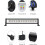 CLV RGB LED Light Bar 42W Wall Washer Stage Light with RF Remote Control 1P 6
