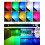 CLV RGB LED Light Bar 42W Wall Washer Stage Light with RF Remote Control 1P 2