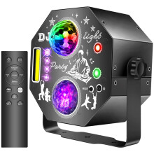 Disco Lights for Parties, Sound Activated DJ Party Lights with Remote