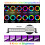 CLV RGB LED Light Bar 42W Wall Washer Stage Light with RF Remote Control 1P 3