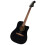 Fender Fender California Debut Redondo CE Dreadnought Electro-Acoustic, Black 1