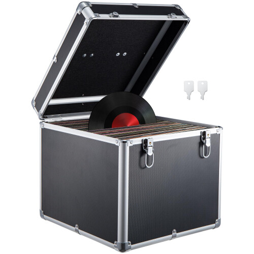 Supernic Vinyl Record Storage 12" 100pcs Singles Vinyl Record Carry Case