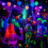 Glostars UV Black Light for Glow Party & Halloween 60W 4-Pack 4