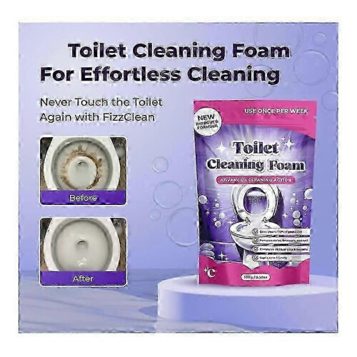 (3pcs) 1-5x Καθαριστικό Αφρού Τουαλέτας Fizzclean, Καθαριστικό Αφρού Fizzclean Άμεσης Δράσης 1