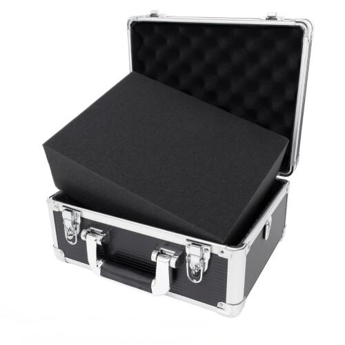 ROC Cases 0201 Flight Case 32.5x25x17cm, Fixed Lid, High Density Foam