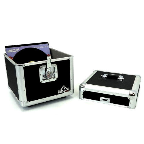 Gorilla DJ LP Vinyl Record Storage Box Case Holds 100pcs 12" Records 2