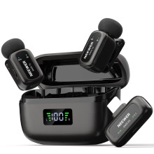 NEEWER KM19 Mini Lav Mic Compatible with iPhone 18 Pro/Pro Max 17 16, Black