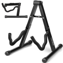 CAHAYA Guitar Stand Universal Portable Floor Rack Metal A-Frame