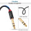 SHULIANCABLE Guitar Instrument Cable,6.35mm TRS Stereo Audio Cable (2M) 4