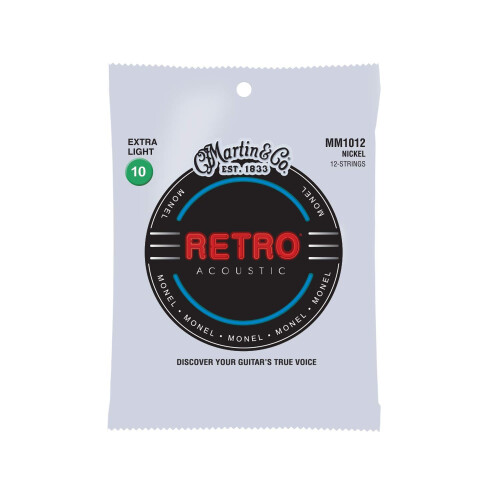Martin Strings - Retro Monel - 12 String Extra Light (10-47)