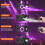 Hakuta 500W 2000CFM Fog Machine, Smoke Machine 13 Colors Strobe Light 4