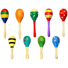 9 Pcs Wooden Maracas, Multi Size Kids Musical Instruments Maracas Set