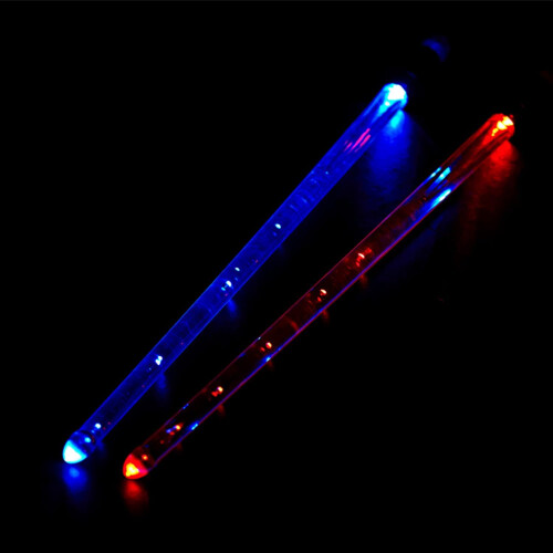 Musfunny Light Up Drum Sticks: 15 Colour Rechargeable LED Drumsticks 1