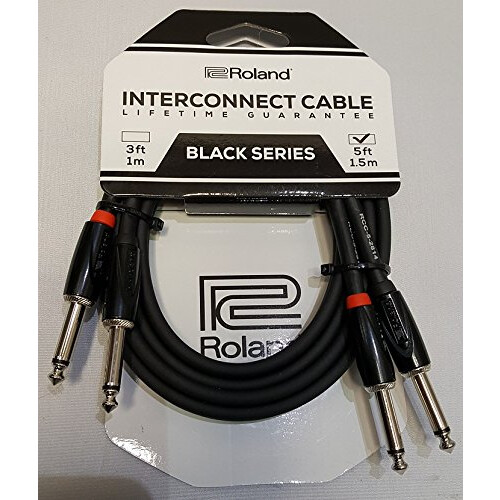 Roland Rcc-5-2814 Interconnect Cables, Black 1