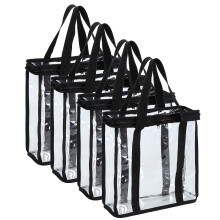 Fasmov Set of 4 Vinyl Record Storage Bags Hold up to 144 Albums (36 Each Bag)