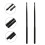 Musfunny Nylon Drum Sticks 5A: 1 Pair Plastic Drumstick Non-slip Grip 2