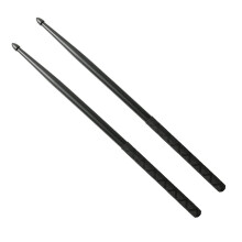 Musfunny Nylon Drum Sticks 5A: 1 Pair Plastic Drumstick Non-slip Grip