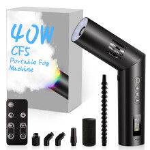 COLBOR Portable Fog Machine 40W with Remote Control, CF5 Mini Handheld Smoke Machine for Photography, Small Fogger Haze Maker for Indoor Outdoor Hallo