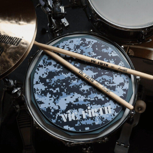 Vic Firth - Digital Camo Design Practice Drumstick Pad 12" 2