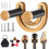 CAHAYA Guitar Wall Mount Adjustable Hook Stand U-Shaped Black 1