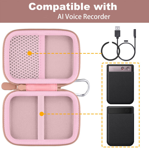 Khanka Hard Case for PLAUD Note Pro/PLAUD Note AI Voice Recorder 2
