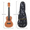 Ukulele bag 23 Inch Waterproof Durable Padded Case with Adjustable Straps - Black 2