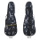 Ukulele bag 23 Inch Waterproof Durable Padded Case with Adjustable Straps - Black 3