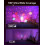 KeoBin 7 in 1 Disco Lights，Rotating LED Patterns with RGB & UV Strob Beam 6