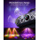 KeoBin 7 in 1 Disco Lights，Rotating LED Patterns with RGB & UV Strob Beam 5