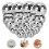 TranRantic 32 Pcs Disco Mirror Balls Cake Decoration, 4 Sizes Disco Ball 1
