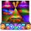KeoBin 7 in 1 Disco Lights，Rotating LED Patterns with RGB & UV Strob Beam 1