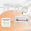 MAMIZO Piano Stool Adjustable Duet Piano Bench with Storage, Gloss White 4