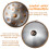 LOMUTY Handpan, Steel Drum，Hand Pan Instrument, Silver 2