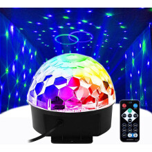 HaoTuo magic ball LED lighting 6-colors crystal light Disco KTV dancing home birthday new year gathering celebration party effect lighting professiona