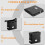 Tamfile LP Storage Case, Fireproof Vinyl Record Box with Lock, Black 6
