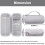 Khanka Hard Case for JBL Grip Compact Bluetooth Speaker 3