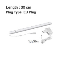 (5W-30cm, warm white) Barra de luz LED de 50 cm / 40 cm / 30 cm, 12 V, con sensor de movimiento de mano, para interiores,