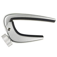 WINGO Pro Guitar Capo Adjust Tension for Acoustic Electric Guitars, Silver