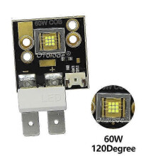 (60W x2pcs, 60W 120 Degree) Diodo emisor LED Luminus CBT90 SCT90 CBT-90 CST-90 de 60 W, luz blanca fría, 60/120 grados, para foco