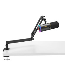 TONOR Dynamic Podcast Microphone, XLR/USB Mic for Recording, Streaming, XLR Cardioid Studio Mic with Quick Mute, Volume Control, 200 cm Cable, with RG