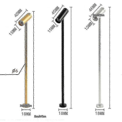 (6000K, Black 35CM) Φωτιστικό γραφείου με δυνατότητα ρύθμισης φωτισμού LED γ 2