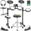 LALAHO Electric Drum Kit, Electronic Drum Kit with USB MIDI for Beginner 1