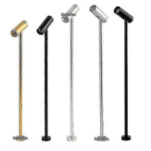(6000K, Gold 20CM) Foco LED regulable para exhibición de joyería, lámpara de poste de 20/30/35 cm, vitrina para tienda
