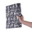 Music File Folder A4 Size Sheet Music Folder Paper Documents Music Themed 40 Pockets Storage Folder 4
