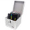 Gorilla LP 12" Vinyl Record Storage Box Flight Case - Holds 100pcs - Silver 4